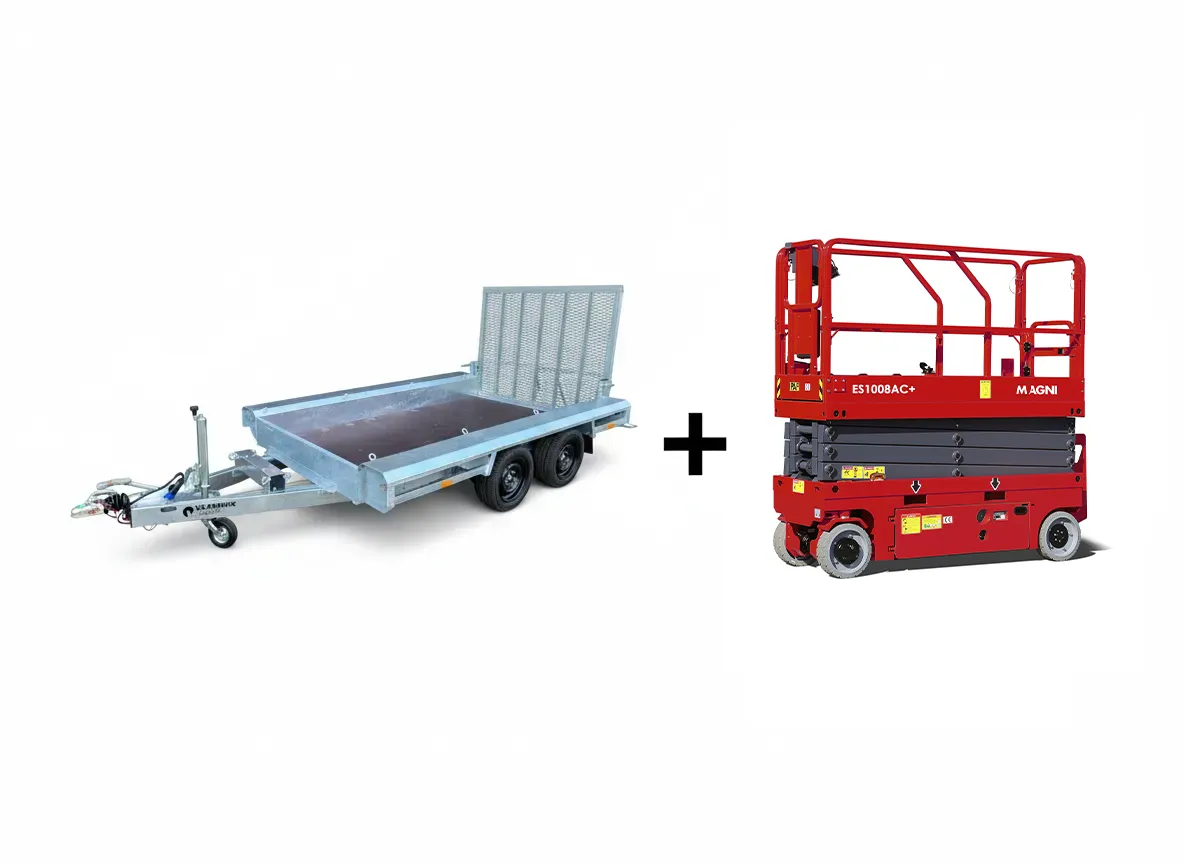 Hubsteiger Magni ES1008AC+ und Anhänger Kaufen