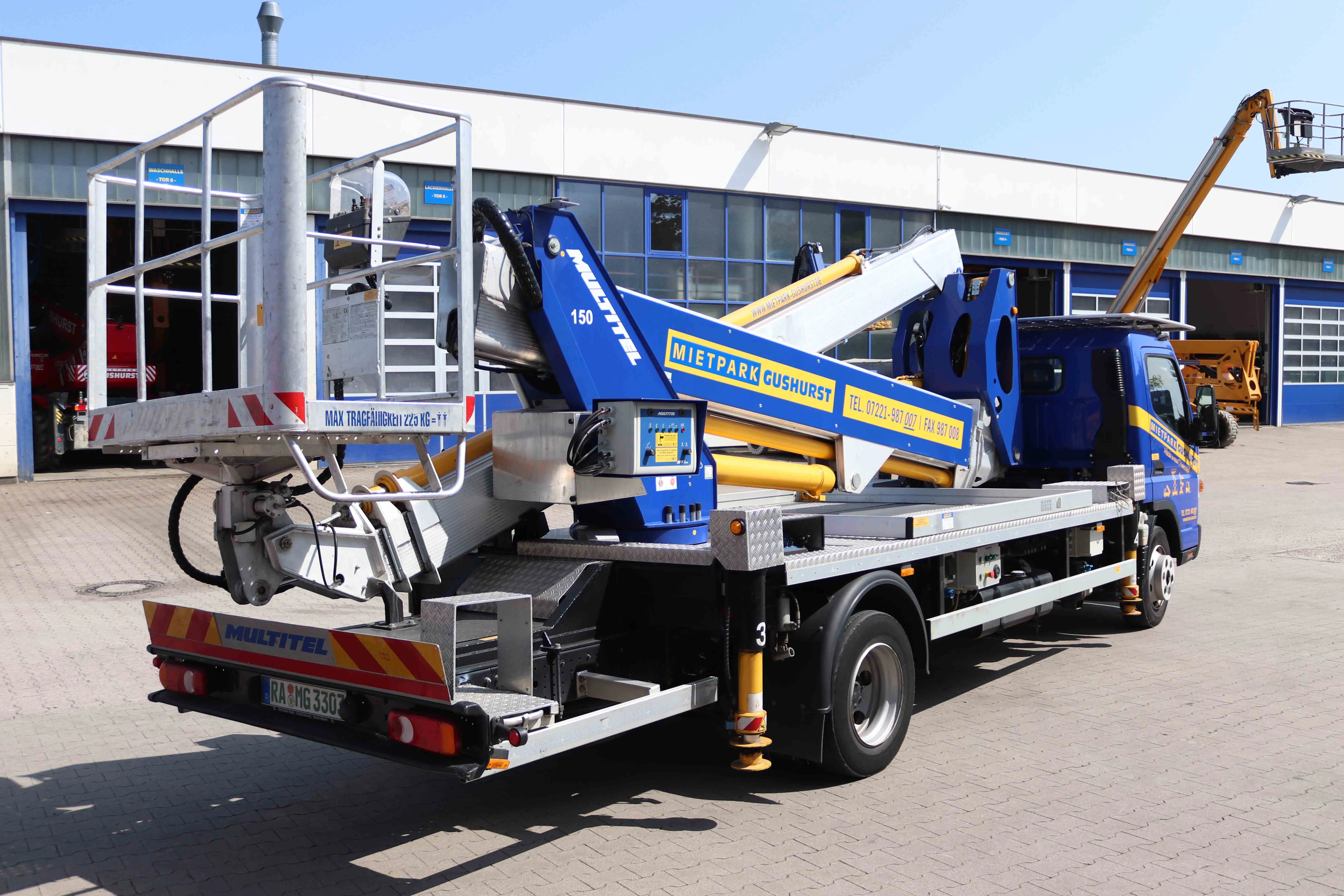 Multitel LKW Arbeitsbühne MX 290 (Int. Nr. 150)